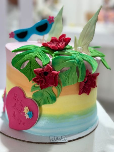 Summer theme cake
